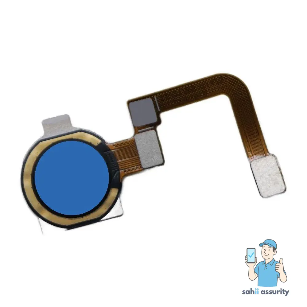 Fingerprint Sensor with Flex Cable for Realme 5 Blue